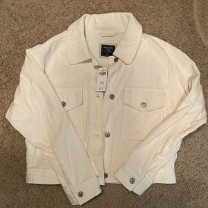 Abercrombie & Fitch Corduroy Cropped Jacket